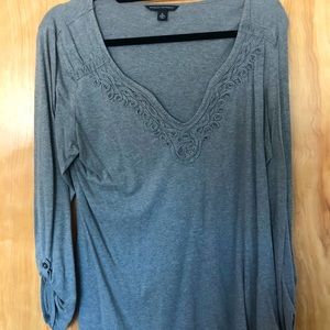 Gray Banana Republic Top
